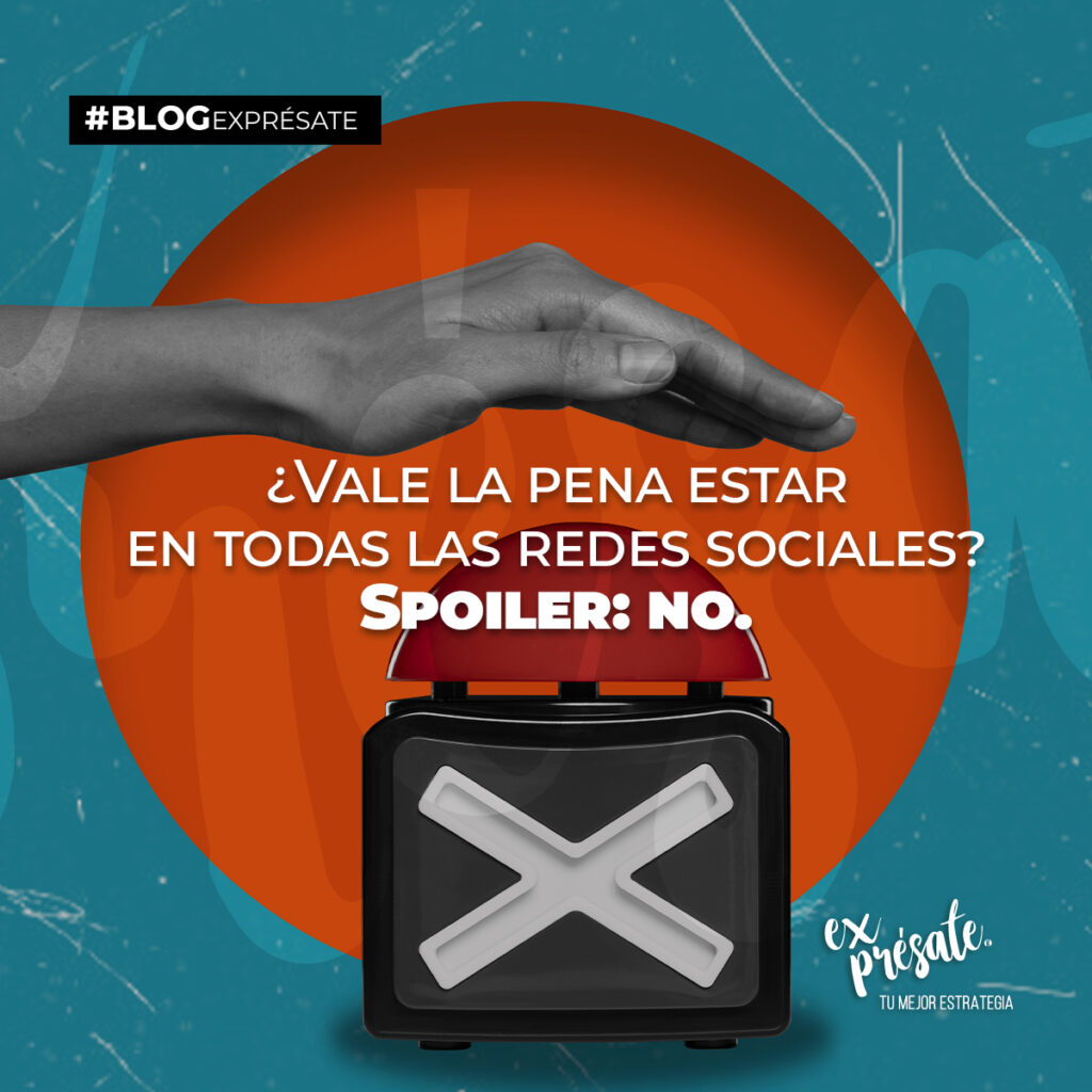 Estar en todas las redes sociales
